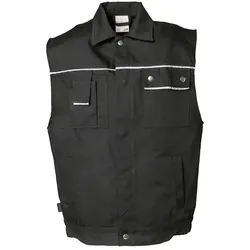 Arbeitsweste "CANVAS 320" - M - schwarz