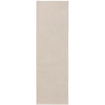 benuta Outdoorläufer, Creme, Kunststoff, Uni, Rechteckig, 80x300 cm Oeko-Tex® Standard 100, Made in Turkey, wasserabweisend, Teppiche & Böden, Teppiche, Outdoorteppiche