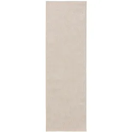 benuta Outdoorläufer, Creme, Kunststoff, Uni, Rechteckig, 80x300 cm Oeko-Tex® Standard 100, Made in Turkey, wasserabweisend, Teppiche & Böden, Teppiche, Outdoorteppiche