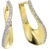 Celesta Creolen 371310446-2 Gelbgold 375 Zirkonia one-size