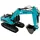 AMEWI RC-Baumaschine Bagger 14CH RTR blau/petrol (G705E)