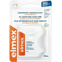 Elmex Zahnseide ungewachst mit Aminfluorid
