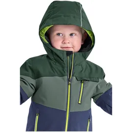 KILLTEC Unisex Fisw 3 Mns Jckt Skijacke Funktionsjacke mit Kapuze und Schneefang, dunkel waldgrün, 98-104 EU