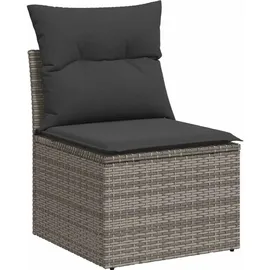vidaXL Garten-Sofagarnitur 8-tlg. grau Akazie