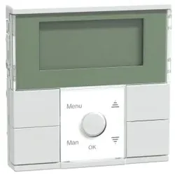 Merten MEG5754-0325 Zeitschaltuhr-Modul Standard, aktivweiß glänzend, System M MEG57540325