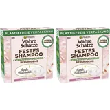 Garnier 2 x Garnier Wahre Schätze Festes Shampoo Hafermilch Haarshampoo 60g