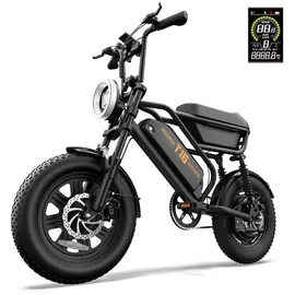 urlife T16 48V 13Ah 16 Zoll RH 0 cm Unisex schwarz