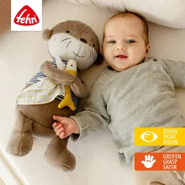 Fehn Kuscheltier Otter 0 cm Braun