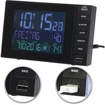 Infactory Funkwecker mit Temperatur-Anzeige