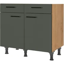 Nobilia Unterschrank Easytouch 90 x 58,3 x 87 cm Grün
