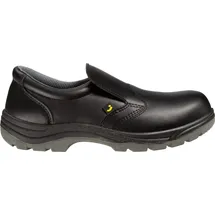 Safety Jogger X0600 S3 Src Ci Rutschfeste Sicherheitsschuhe Schwarz, 39 - - Rutschfester Arbeitsschuh für Damen, hochwertiger Leder Sicherheitsclog mit Stahlzwischensohle, Wasserdichtes, EU