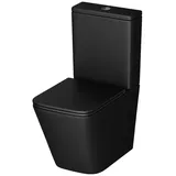mai & mai Stand-WC 112T mit WC-Sitz Schwarz matt