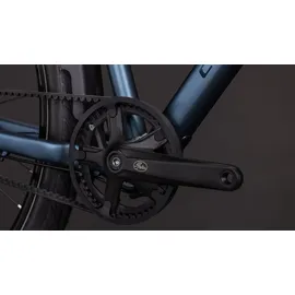 Cube Editor Pro FE 2026 28 Zoll RH 50 cm Damen mineralblue 'n' chrome