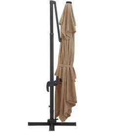 vidaXL Ampelschirm 400 x 300 cm Taupe