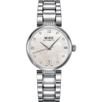 MIDO Damen-Armbanduhr Baroncelli II Analog Automatik Edelstahl M0222076111611