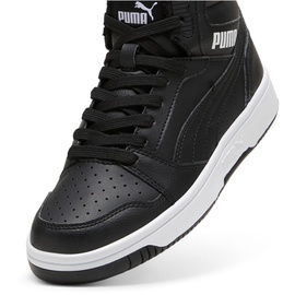 Puma Rebound V6 MID WTR JR Sneaker Kinder 01 - PUMA black/PUMA white 38.5