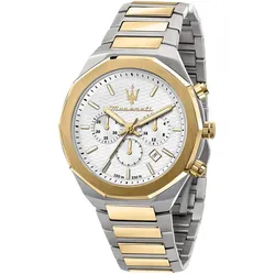 Maserati R8873642009 Herrenuhr Stile Chronograph Bicolor