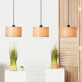Brilliant Romm 3-flg. 110 cm Holz schwarz
