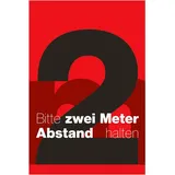 Miltex Designmatte Eazycare »Abstand halten« 120x180cm Design 5