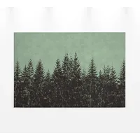 A.S. Création A.S. Leinwandbild »black forest«, Wald, (1 St.), Wald Bild Keilrahmen, 95271651-0 grün, schwarz B/H: 90 cm x 60 cm