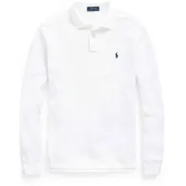 Ralph Lauren Polo Ralph Lauren für Herren. 710680790001 Custom Slim Fit Pique-Poloshirt weiß (3XL), Lässig, Baumwolle, Langarm