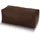 Green Bean Sitzhocker Kunstleder 70 x 33 x 28 cm Dunkelbraun