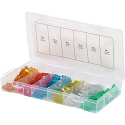 KS Tools Sortiment Kfz-Sicherungen,5-30A, Zink, 120-tlg - 970.0250