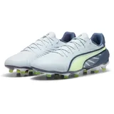 Puma Unisex King Match FG/AG Soccer Shoe, Frosted Dew-Fizzy Apple-Gray Skies, 48.5 EU