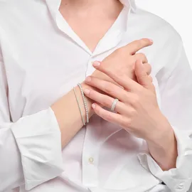 Thomas Sabo Silber 925 Ring mit Zirkonia (synth.), silberfarben