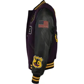 Top Gun Collegejacke lila M