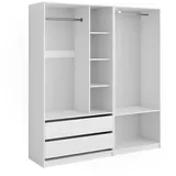 Vicco Kleiderschrank Elmo 80 x 200 x 0 cm Weiß