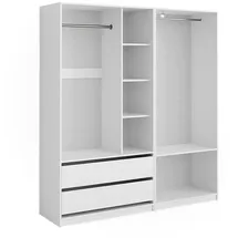 Vicco Kleiderschrank Elmo 80 x 200 x 0 cm Weiß