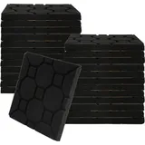 Tolletour - Akustikschaumstoff Akustikpaneele, 24er-Set, 30x30x2.5cm, Quadrat schalldichte Wandpaneele, Akustikplatten, Akustikschaumstoff-Matten für