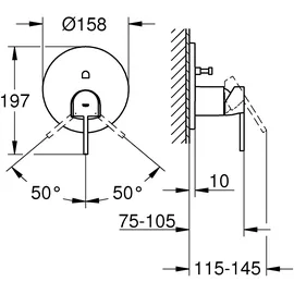 Grohe Plus Einhandwannenmischer chrom 24060003