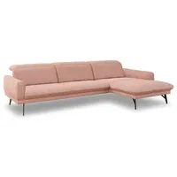 himolla Ecksofa Landau Stoff Rosa Blush
