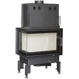 Austroflamm Eckkamineinsatz 63x40x42 K 2.0 | Eckscheibe links | 8,0 kW