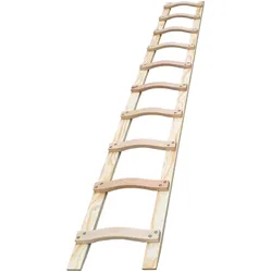Iller Holz-Dachleiter 18 Sprossen