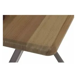 Fun Star Stehtisch 120 x 80 x 118 cm natur/silber