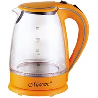 Maestro MR-064 Glas-Wasserkocher 1.7l orange