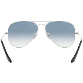 Ray Ban Aviator Large Metal RB3025 003/3F 58-14 polished silver/light blue