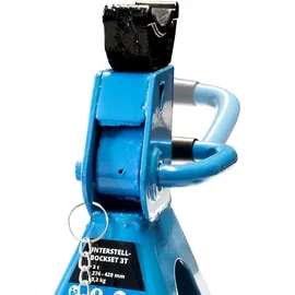 Güde Unterstellbock Metall 276-420 mm blau 3T 2-tlg.