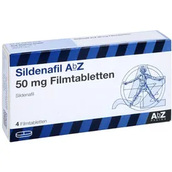 Sildenafil AbZ 50 mg Filmtabletten 4 St