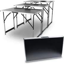 BITUXX Tapeziertisch 100 x 60 cm bis 30 kg Silber MS-19510