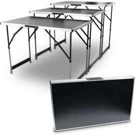 BITUXX Tapeziertisch 100 x 60 cm bis 30 kg Silber MS-19510