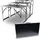 BITUXX Tapeziertisch 100 x 60 cm bis 30 kg Silber MS-19510