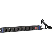 DSIT Steckdosenleiste 1,80 m Schwarz 8 St.