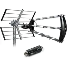 METRONIC 415054 Außenantenne Trinappe 26 dB + Filter 694 MHz