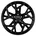 glossy black Alufelge 20 Zoll ET42 5x108 ML73 1
