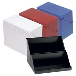 helit Karteikasten A5 quer »the index H62145« rot, 22.8x17.2x10.8 cm