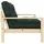 Karup Design "KNOB", Schlafsofa clear/seaweed 205x95x79 cm, / 190x130x40 cm